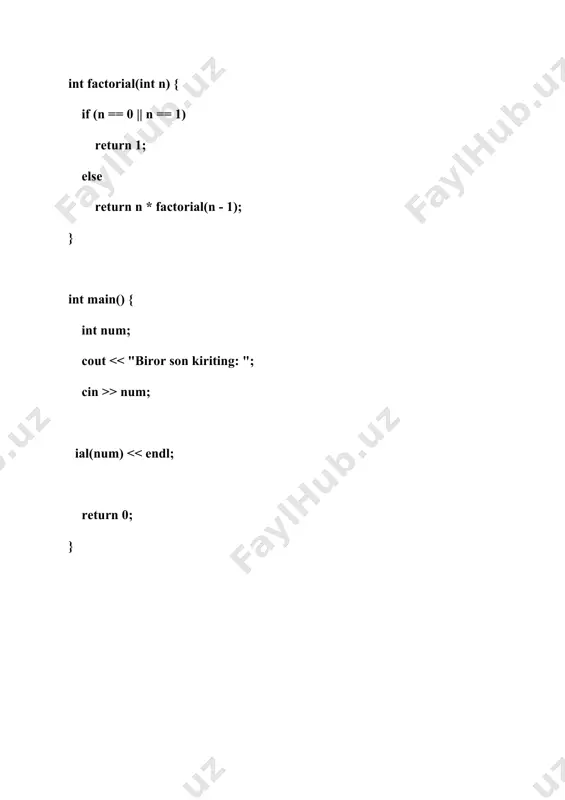 dasturlash || fanidan oraliq nazorat ishi - Page 4