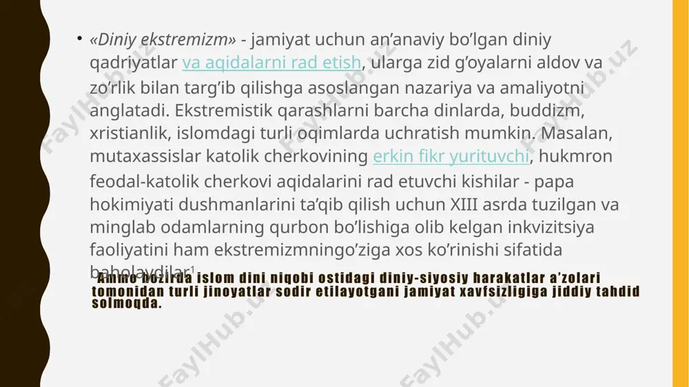 ekstremizm va terrorizmning mohiyati va uning jamiyat barqarorligiga tahdidi - Page 5