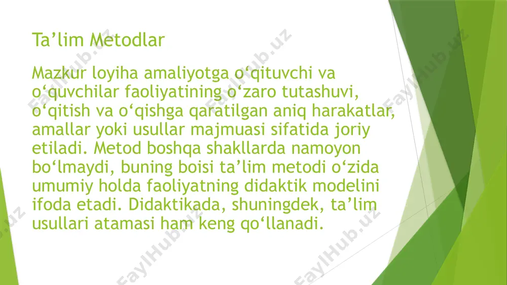 ta’lim metodlari va vositalari - Page 5