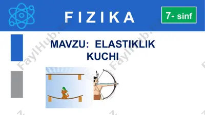 elastiklik kuchi — PPTX