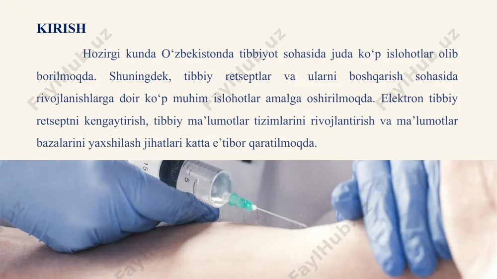 bemorlarga beriladigan dori ro‘yxatini avtomatlashtirish - Page 3