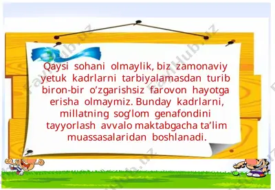 maktabgacha ta'lim tizimi — PPTX