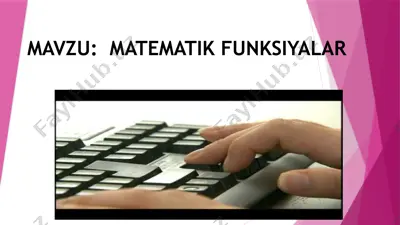 ms excel 2010 matematik funksiyalar — PPTX