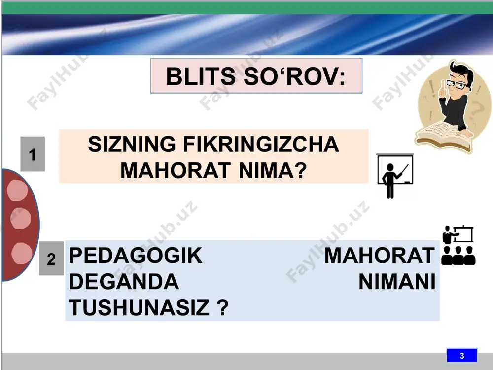 ik texnologiyalarni egallaganligi umumiy madaniyat va ahloqning yuksak darajada bo`lishi mavzu bo`yicha fidbek kelgusi mashg‘ulotda ko‘rishguncha ...