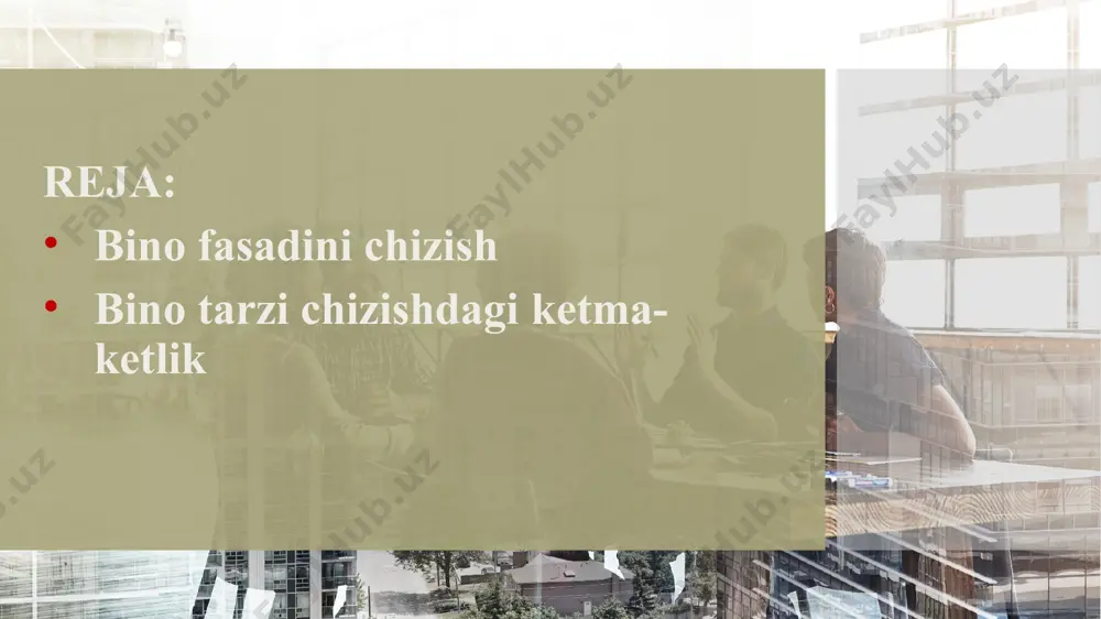 bino fasadini chizish va rang berish - Page 2