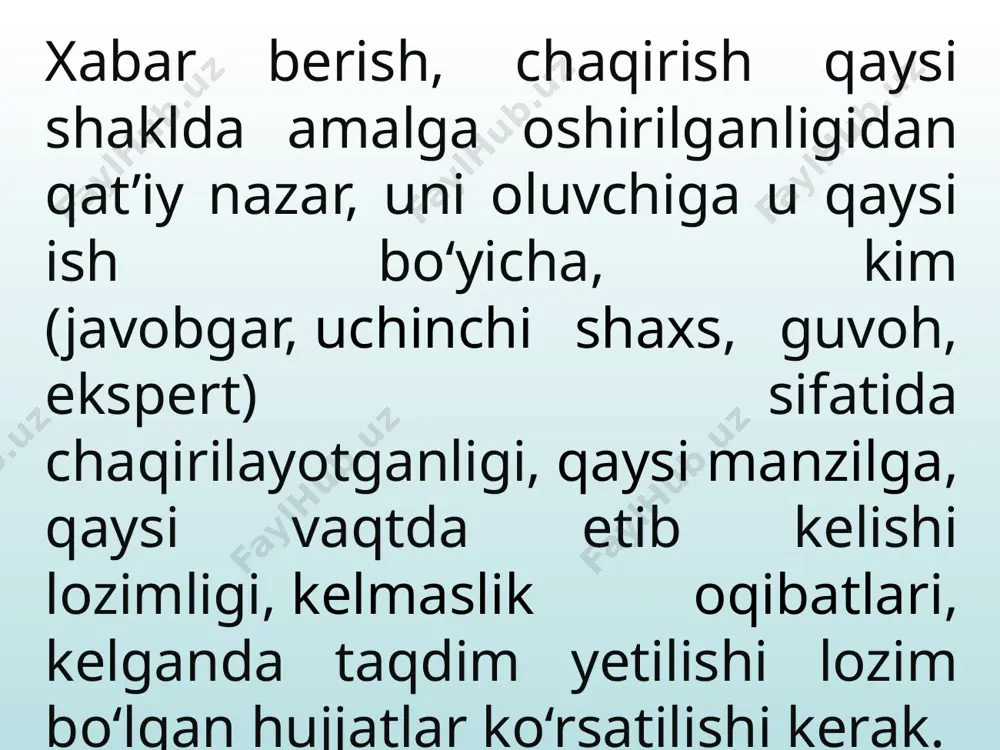 sud xabarnomasi va chaqiruvlar - Page 4