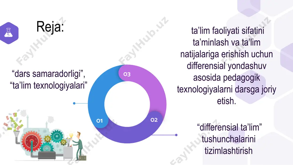 'lib suvni sintez qilgan? №3 – keys.“suvni ifloslantiruvchi asosiy manbalar nima? suvni tozalash usullari qanday? nega tabiatda toza suv yo'q? №2 – keys. “suvning fizik xususiyatlari. tabiatda suv qanday agregat holatida uchraydi? suv yuqoriga oqishi mumkinmi? nima uchun muzlatgichdagi suv idishi shishadi? №4 – keys. "suvning inson hayotidagi o'rni". 19 mashg‘ulotni yakunlash. refleksiya tushunchalar bilaman bilmoqchiman bilib oldim dars samaradorligi ta’lim texnologiyalari differensial ta’lim xulosa differentsiatsiya ko‘p darajali, amalga oshuvchi, ko‘p qamrovli yordam berish, qiziqish, shakllantirish, tahlil qilish o‘quv faoliyatini tashkil etish shakli, qismlarni bir butundan ajratish jarayoni yondashuv milliy o‘quv dasturida belgilangan vazifalarni muvaffaqiyatli amalga oshirish uchun o‘z faoliyatingizni o‘zgartirishda jasoratga tayyormisiz? e’tiboringiz uchun tashakkur. image1.png image2.png image3.jpeg image4.png image5.png image6.png image7.png image8.png image9.png image10.jpeg image11.png image12.png