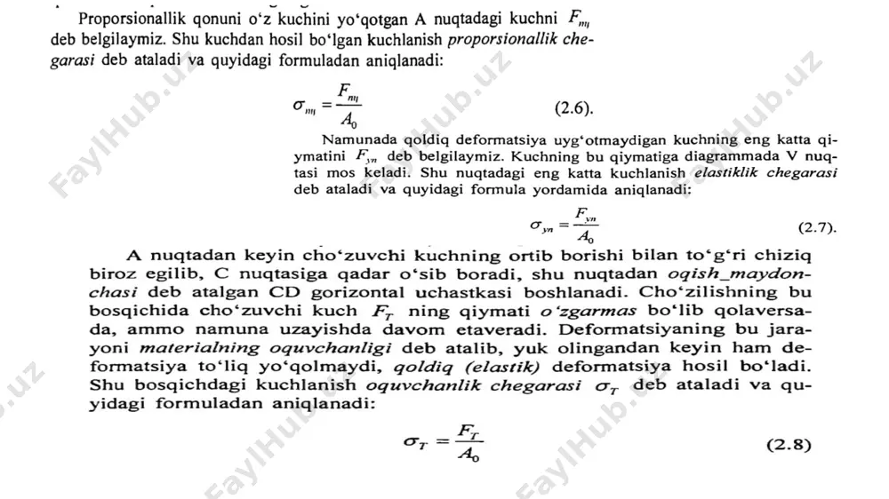 markaziy cho‘zilish va siqilish to‘g‘risidagi tushuncha - Page 5