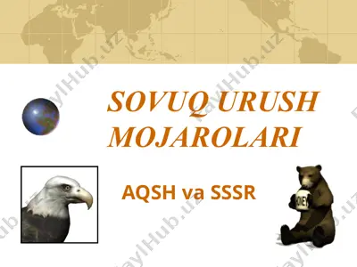 sovuq urush mojarolari. aqsh va sssr — PPTX