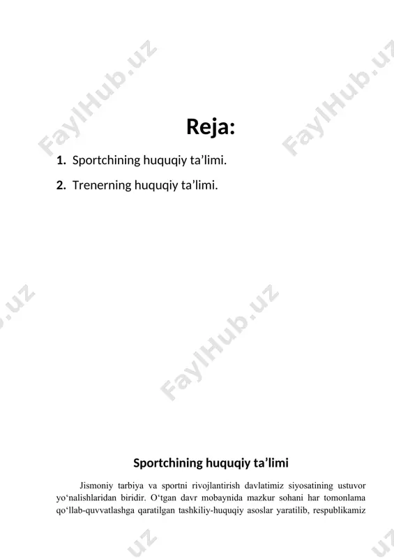 liga atroflicha tushuntirishga alohida e’tibor qaratilayapti. bundan tashqari, tegishli davlat hokimiyati organlari jismoniy tarbiya va sport yo‘nalishida qabul qilgan barcha me’yoriy-huquqiy hujjatlarni qayta ko‘rib chiqib, yangi qonun talablariga muvofiqlashtirmoqda. sport infratuzilmasini yanada takomillashtirish maqsadida bu jarayonga iqtisodiyotimizning barcha sohasi vakillarini kengroq jalb qilish choralari ko‘rilayotir. o‘z navbatida, sohadagi ilmiy, ommabop, yoshlar, bolalarga yo‘naltirilgan qiziqarli adabiyotlar, davriy gazeta va jurnallar, metodik qo‘llanmalarni yaratish, ular bilan barcha o‘quv muassasalarini ta’minlash belgilab berildi. shular qatorida mutaxassislar malakasi va kasbiy mahoratini nafaqat yurtimiz, balki ilg‘or xorijiy davlatlarda oshirib borish masalasi ham nazarda tutilgan. sportchilarni ijtimoiy himoyalash bo‘yicha izchil choralar ko‘rish, xususan, sport turlariga qarab imtiyozli nafaqaga chiqish, oylik maoshlarini belgilash, federatsiyalarning faoliyatini muvofiqlashtirish va ishiga ko‘maklashish, ilmiy tadqiqotlarni kuchaytirish maqsad qilingan. umuman, yangi tahrirdagi qonunning izchil ijrosi respublikamizda jismoniy tarbiya va sportni yanada ommalashtirish, ezgu maqsadimiz bo‘lgan sog‘lom avlodni voyaga yetkazish, iqtidorlarni aniqlash, terma jamoalar zaxirasini shakllantirish, eng nufuzli xalqaro musobaqalar, olimpiada o‘yinlarida o‘zbekiston …