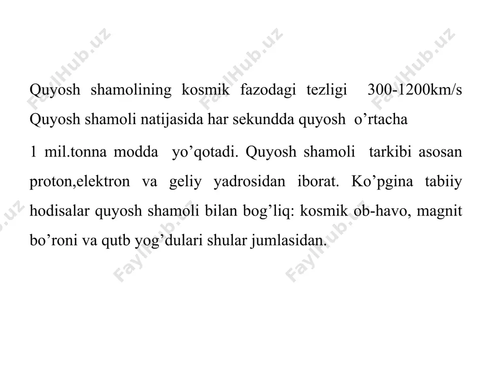 quyosh shamoli va uning xarakteristikalari - Page 5