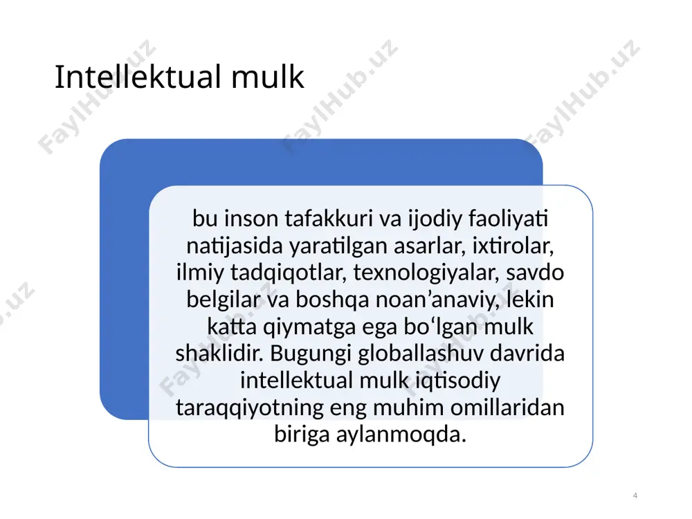 lda oʼzining belgilari boʼyicha yetarli darajada oʼxshash boʼlishi lozim. barqarorlik selektsiya yutugʼi bir necha marta koʼpaytirilganidan keyin yoki alohida sikl boʼyicha koʼpaytirilgan taqdirda koʼpaytirishning har bir sikli oxirida uning asosiy belgilari oʼzgarishsiz qolsa, u barqaror hisoblanadi. ehm uchun dasturlar yoki maʼlumotlar bazalariga nisbatan mualliflik huquqi ular yaratilgach yuzaga keladi. ehm uchun yaratilgan dastur yoki maʼlumotlar bazasiga boʼlgan mualliflik huquqi eʼtirof etilishi va roʼyobga chiqarilishi uchun roʼyxatdan oʼtkazish yoki oʼzga rasmiyatchiliklarga rioya etish talab qilinmaydi. mualliflik huquqi obʼekti boʼlmagan materiallardan (asarlardan) tarkib topgan maʼlumotlar bazasiga nisbatan mualliflik huquqi maʼlumotlar bazasini yaratgan shaxslarga tegishli boʼladi. https://thepharma.media/analytic/rating/22449-top-10-farmacevticheskih-kompanij-ispolzujuschih-iskusstvennyj-intellekt tovar belgisi va xizmat ko‘rsatish belgisi bu bir yuridik va jismoniy shaxslar tovarlari va xizmatlarini boshqa yuridik va jismoniy shaxslarning shu turdagi tovarlaridan farqlash uchun xizmat qiladigan, belgilangan tartibda ro‘yxatdan o‘tkazilgan belgilardir. tasvirlar, so‘zlar, muayyan shakl tarzidagi belgilar va boshqa belgilar yoki ularning istalgan bir rangdagi yoki turli rangdagi jamlama ifodasi tovar belgilari sifatida ro‘yxatdan o‘tkazilishi …