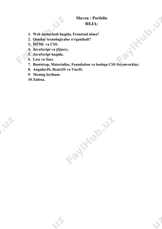 a va yuqoridagi gaplarga buning nima bog‘liqligi bor?» dersiz, bu savolingizga ushbu maqolada javob topasiz degan umiddamiz. frontend - «tashqi interfeys degan ma’noni bildirib, veb texnologiyalarning biridir. bu texnologiya yordamida veb sahifalarning insonga ko‘rinib turuvchi, ma’lumot beruvchi vizual qismi yaratiladi. frontend texnologiyalarini o‘rgangan inson o‘z ijodkorligi, kretiv yondoshuvi orqali turli g‘oyalarini veb sahifalar, dasturlar shaklida ro‘yobga chiqarishi mumkin bo‘ladi. bugungi kunda shaxsiy veb sahifaga ega bo‘lish o‘ziga xos elektron vizitka, passport vazifasini bajaribgina qolmay, balki sayt orqali ko‘plab foydali ishlarni amalga oshirish mumkin bo‘lib qoldi. masalan, jurnalist, shoir, yozuvchi o‘z ijodi va izlanishlarinini veb sahifasi orqali yoritib borishi mumkin. tadbirkor o‘z sahifasida mahsulot va xizmatlarini keng targ‘ib qilishi va daromadini oshirishi mumkin. umumiy qilib aytadigan bo‘lsak frontend texnologiyalarini o‘rganish - internet xazinasining kalitini qo‘lga kiritish demakdir, bu xazinadan xohlagan narsangizni olishingiz, foydalnishingiz, boshqarishingiz mumkin. qanday texnologiyalar o‘rganiladi? nimadan boshlash kerak? frontend dasturlash sohasi bir necha til va texnologiyalarni o‘z ichiga …