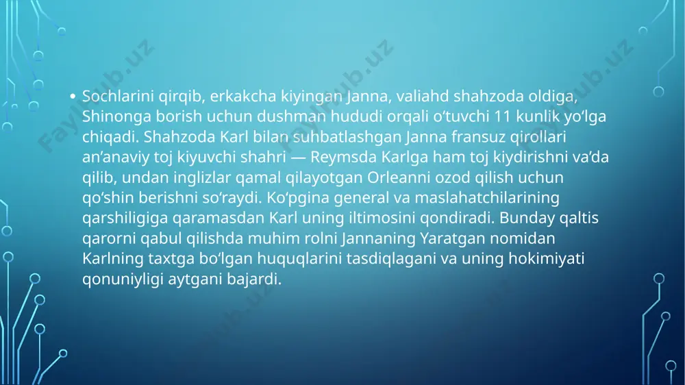 janna d’ark fransiyaning milliy qahramoni - Page 5