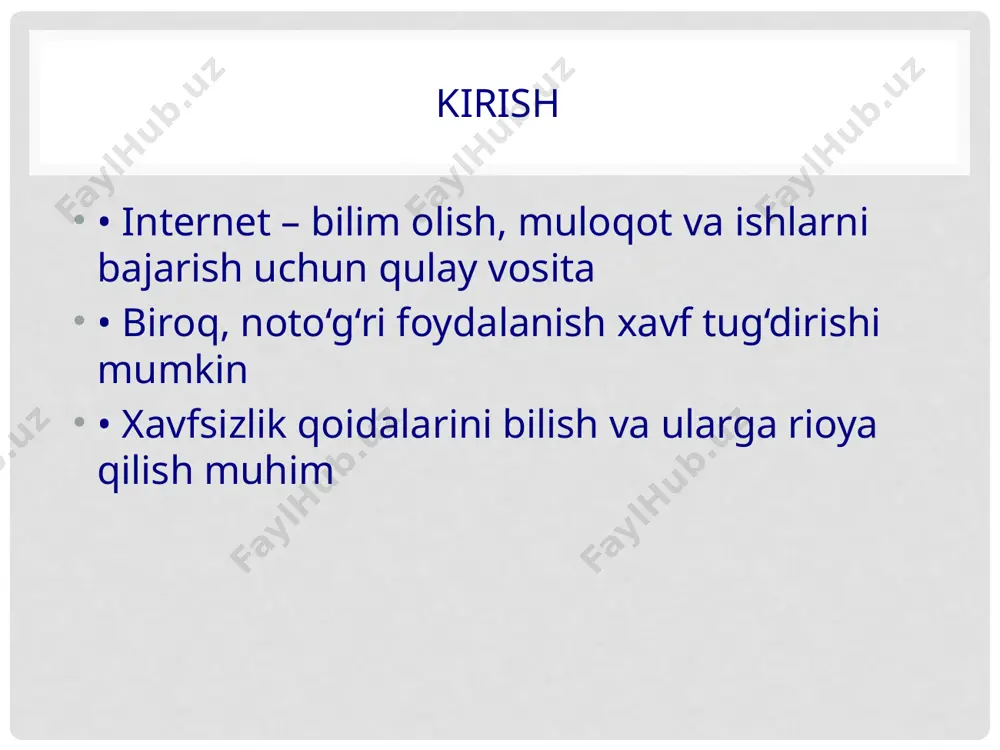 internetdan foydalanishda xavfsizlik - Page 2