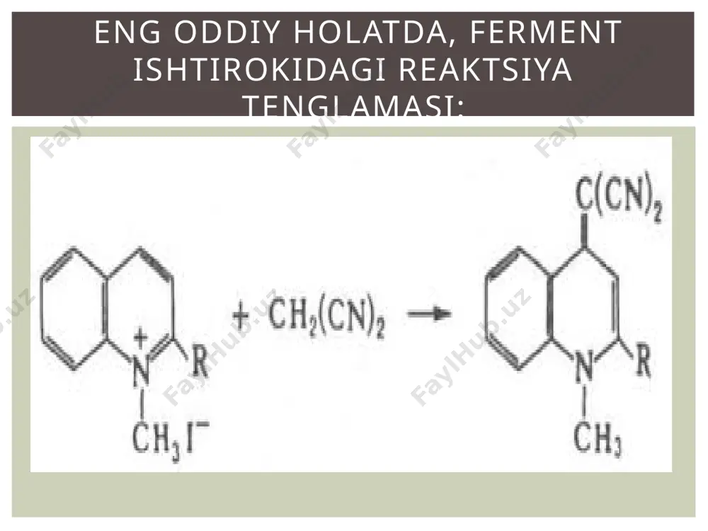 fermentativ katalizning molekulyar mexanizmlari - Page 5