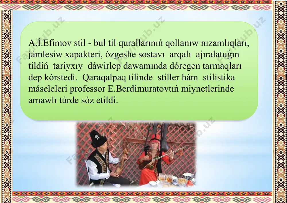 qaraqalpaq tiliniń funktsionallıq stilleri hám sóylew mádeniyatı - Page 5