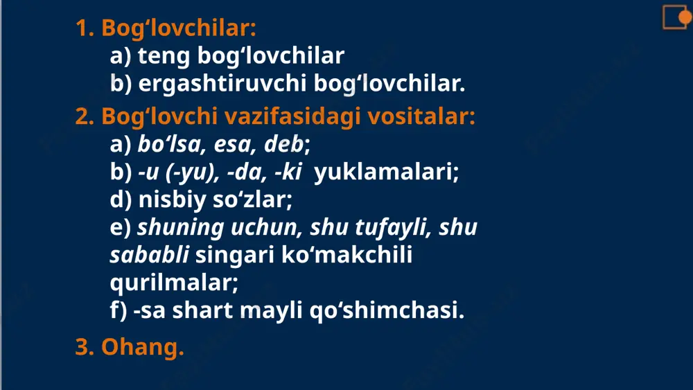 bog’lovchisiz qo'shma gaplar - Page 3