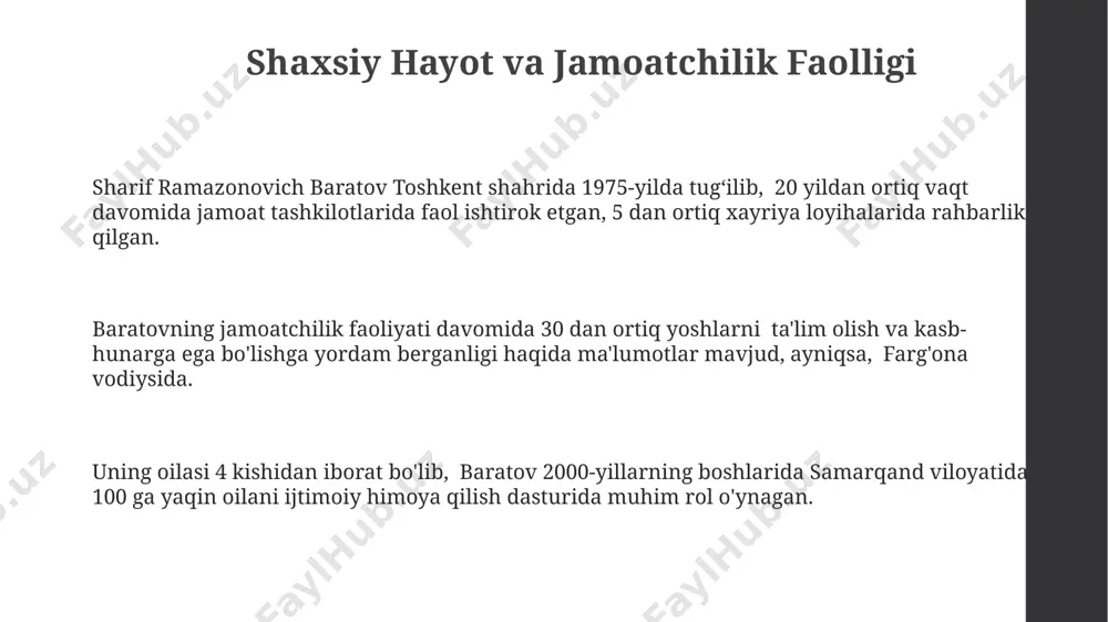 sharif ramazonovich baratov biografiyasi - Page 3