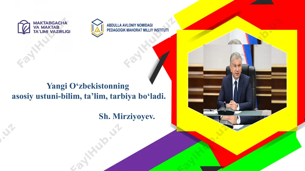 igi yaponiya pedagoglar orasida ko‘p rivojlanish tizimi, professional o‘sish klublari, tartib-intizom va an’anaviy yondashuvda raqobat. yaponiya pedagoglari o‘zlarining tarbiyasi va kamtarligi orqali o‘zaro do‘stona raqobatlashishadi finlandiya finlandiyadagi maktablar hech qanday tartibda joylashmagan maktablar, mintaqalar, o‘qituvchilar va hatto talabalar o‘rtasida taqqoslashlar mavjud emas. ular raqobat emas, aynan hamkorlik muvaffaqiyat kaliti, deb hisoblaydi. maktablar o’rtasida uzluksiz uchrashuvlar va tadbirlar tashkillanib, ularda o‘qituvchilar o‘zaro tajriba almashishlari, muhokama qilishlari va yangi usullarini birgalikda ishlab chiqishlari mumkin. singapur taklif. 1. yangi g‘oyalarni qo‘llab-quvvatlash va hayotga joriy etish. 2. ta’lim muassasalariga rahbarlarni tayinlash jarayonlarida o‘zi yashab turgan hududdan uzoqroqqa qo‘yish o‘sha jamoadagi sog‘lom muhitni, ta’minlaydi. qiyosiy tahlil etilganligi o‘zbekistonda 1. doimiy va an’anaviy qarashlar va bir xillikning e’tibordaligini bartaraf etish maqsadida yangi yondashuvlar va innovatsion g‘oyalarga yuksak e’tibor berilmoqda 2. ayrim hollarda qarindosh-urug‘chilik, qo‘ni-qo‘shnichilik va tanish-bilishchilik oqibatida adolatsiz boshqaruv holatlari kelib chiqishi mumkin. xorijda 1. fransiyada davlat maktab direktori liderlar bilan birgalikda jamoada sog‘lom muhitni yaratish …