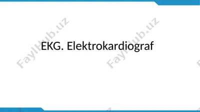 ekg. elektrokardiograf — ZIP