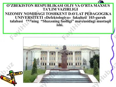 faolligi va faoliyat — PPTX