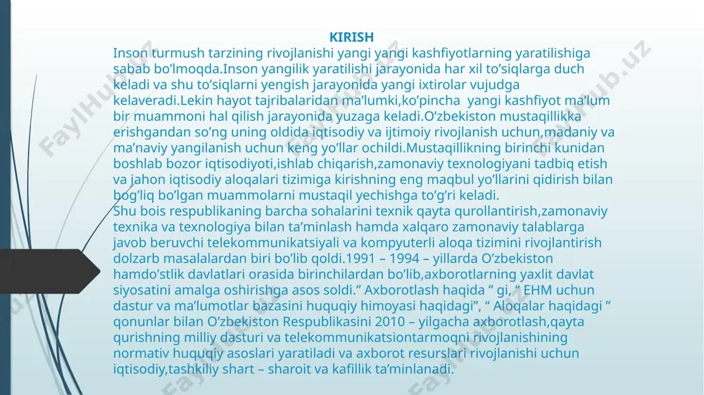 i.ko’p dasturchilar tomonidan tavsiya qilingan. 1.3 errorprovider komponentasiga tavsif. har safar foydalanuvchi noto’g’ri yoki to’liq bo’lmagan shaklni yuborganda,xat qutilarini namoyiyish qilishning o’rniga,siz errorprovider control dan foydalanib,boshqaruv xatosi bo’lgan boshqaruv elementi yonidagi belginiko’rsatishingiz mumkin.foydalanuvchi sichqoncha ko’rsatgichini xato belgisi ustiga siljitganda,ikonka bilan bog’liq xato xabari tooltip sifatida ko’rsatiladi.dasturingizda errorprovider ga yordam berish uchun siz erroprovider komponentini ishlatishingiz kerak,uni windows forms yorlig’idagi asboblar qutisidan topishingiz mumkin.qurilmalar qutisidan erroprovider komponentini o’zingizning shaklingizga tortib tashlang.bu boshqaruv emas,balki tarkibiy qism,shuning uchun uni shaklingizga qo’yganingizda u quyida joylashgan komponentlar tepkisiga joylashadi.ushbu komponentning nomini “ errorprovider1 ” ga o’zgartiring.ushbu komponent shakldagi har bir boshqaruvni yangi “ errorprovider1” dagi error deb nomlangan yangi xususiyatni beradi. formadagi boshqaruv bilan bog’liq xato borligini ko’rsatish uchun foydalanuvchi interfeysi bilan ta’minlaydi. errorprovider class nomlari maydoni namespace: system.windows.forms assembly: system.windows.forms.dll ta’rif misollar izohlar konstruktorlar xususiyatlar metodlar voqealar aniq interfeys ni amalga oshirish uchun qo’llaniladi. object => marshalbyobject => component => error provider atributlar kompleks …