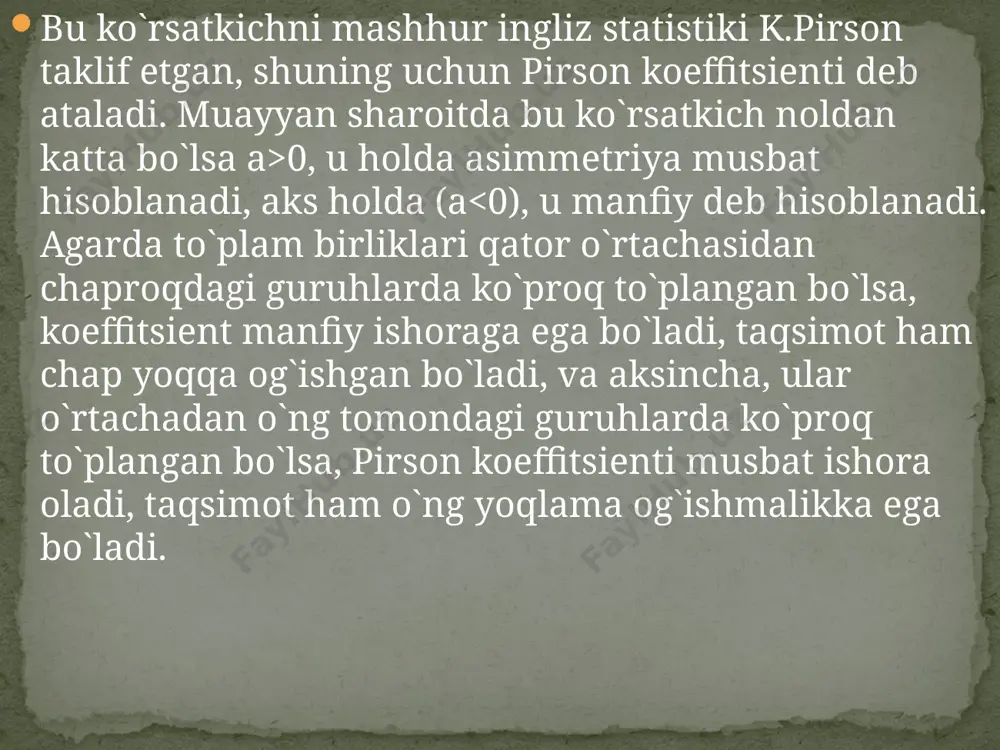 assimetriya va ekstsess tushunchalarining zarurligi - Page 4