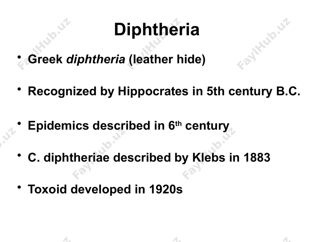 nted for many cases 12 dtap, dt, and td dtap, dt td (adult) diphtheria 7-8 lf units 2 lf units tetanus 5-12.5 lf units 5 lf units pertussis vaccine and pediatric dt used through age 6 years. adult td used for persons 7 years and older. 13 diphtheria toxoid formalin-inactivated diphtheria toxin schedule three or four doses + booster booster every 10 years efficacy approximately 95% duration approximately 10 years should be administered with tetanus toxoid as dtap, dt, or td 14 routine dtap primary vaccination schedule dose primary 1 primary 2 primary 3 primary 4 age 2 months 4 months 6 months 15-18 months interval --- 4 wks 4 wks 6 mos 15 children who receive dt the number of doses of dt needed to complete the series depends on the child’s age at the first dose: if first dose given at 12 months, 3 doses complete the primary …