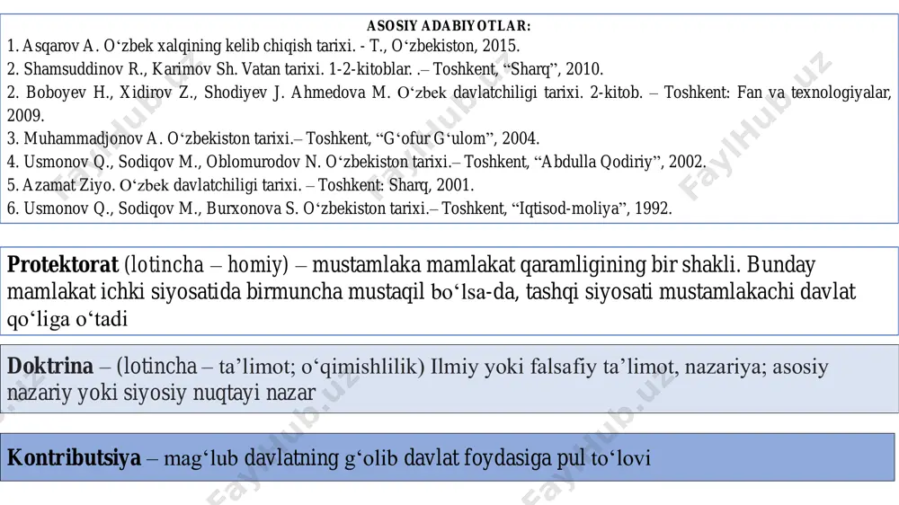 harbiy harakatlar toshkent shahridan turib tashkil qilindi va boshqarildi. shu maqsadda, eng avvalo, xonliklarning birlashmasligiga qaratilgan siyosat olib borildi 18.06.2023 7 podsho hukumati o‘rta osiyodan m. chernyayevni sankt- peterburgga chaqirib oldi va uning o‘rniga turkiston viloyatining gubernatori qilib f. romanovskiyni tayinladi. 18.06.2023 8 f. romanovskiy f. romanovskiy 1866-yilda buxoro amirligi rossiyaga qarshi urushga tayyorlanayotganligini bahona qilib, unga qarshi harbiy yurish boshlashga imperatordan ruxsat so‘radi. 18.06.2023 9 hukumat tomonidan bu taklif qabul qilingach, u sirdaryoning o‘rta oqimidagi hududlarni egallashga kirishdi. 18.06.2023 10 birinchi jang 1866-yil 8-mayda erjar qishlog‘i yaqinida bo‘lib, kuchlar harbiy jihatdan teng bo‘lmaganligi uchun amir qo‘shinlari mag‘lubiyatga uchradi. 18.06.2023 11 buxoro harbiy qo‘shinlari romanovskiy buxoro qo‘shinini ta’qib qilishni to‘xtatib, avval qo‘qon xonligi bilan buxoro amirligi o‘rtasida joylashgan – toshkent, qo‘qon, balx va buxoro bilan bog‘lovchi xo‘jandga qarab harakat boshladi. 18.06.2023 12 turkiston viloyati harbiy gubernatori qo‘shinlari tomonidan xo‘jand qal’asi may oyida qamal qilinib, 20 ta to‘pdan o‘qqa tutildi. ertasi …