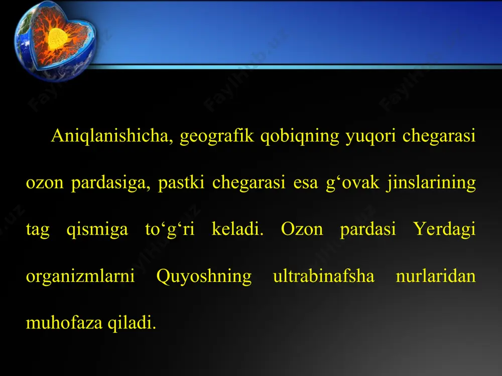 geografik qobiqning chegaralari, xususiyatlari 6-sinf - Page 4