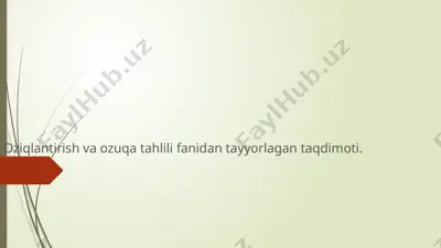 lipidlar va lipoidlar — PPTX