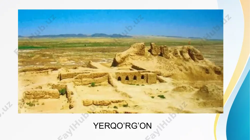 yerqoʻrgʻon shahar xarobasi - Page 5