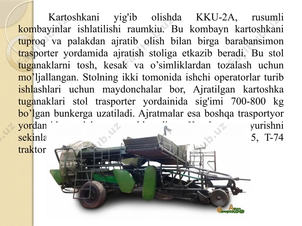 kartoshka sabzavot yig’ishtirish mashinalari - Page 5