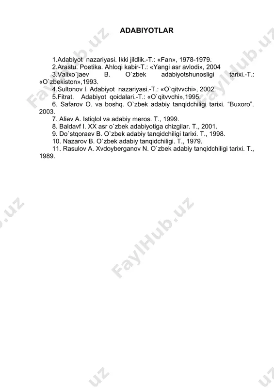 adabiy tanqidchilikning o`ziga xos xususiyatllari - Page 5