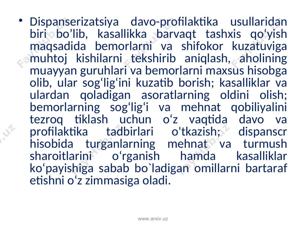 jamoada aholi o‘rtasida dispanser ko'rigini tashkil etish - Page 5