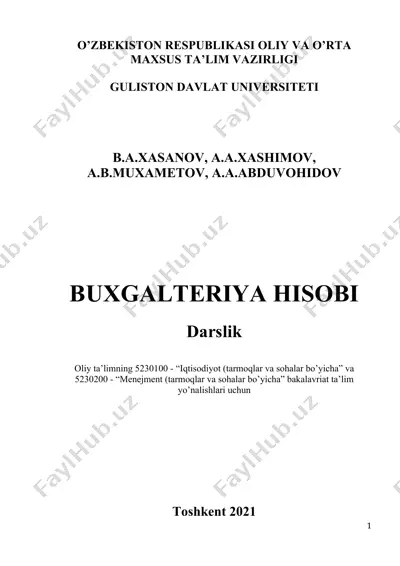 buxgalteriya hisobi — DOCX