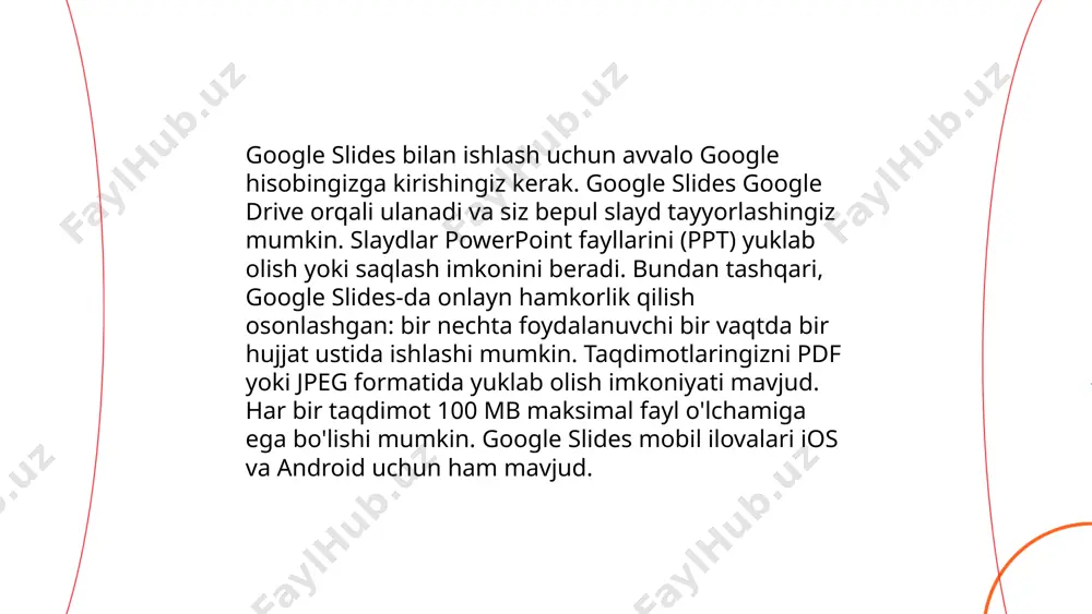 bulutli texnologiyalar asosida ishlaydigan taqdimot dasturlari va ularda ishlash - Page 5