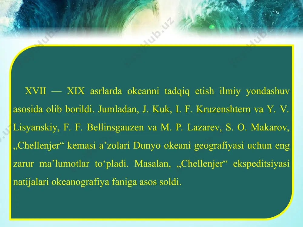 dunyo okeani va uning qismlari 6-sinf - Page 5