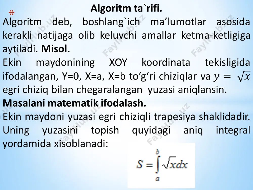 algoritmning xossalari - Page 3
