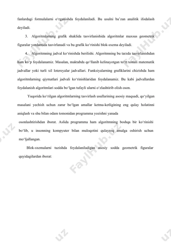 algoritmlar, ularning xossalari - Page 5