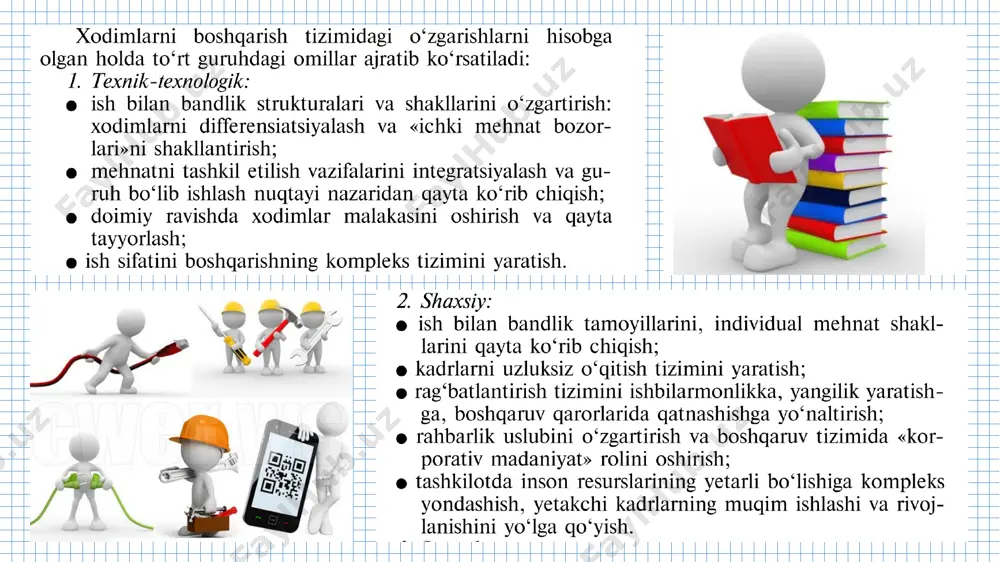gashtira oladigan siyosatchilardir. olimlarning fikricha, liderlik o‘zini-o‘zi (birinchi navbatda hissiyoti va aqlini) nazorat qilishdan boshlanadi. chunki insonlarning o‘y-xayoli va hissiyotlari ularning kelajagini belgilaydi. yetakchi menejer yetakchining vazifasi guruhni ruhlantirish va g'oyani amalga oshirishga ishtiyoq uyg'otish rahbarning vazifasi rejalashtirish, ishni tashkillashtirish va vazifalarni bo’lib berishdan iborat yetakchi innovatsiya qiladi, ya’ni yangi g'oyalar yaratadi rahbar esa ularni amalga oshirish jarayonini boshqaradi yetakchining orqasidan unga ergashuvchilari bor rahbarning esa unga bo'ysunuvchi ishchilari bor yetakchining nazari odamlarda, guruh a’zolarida bo'ladi rahbarning e’tibori tizim va tashkillashtirishda bo'ladi yetakchi ishonch qozonishga ahamiyat bersa rahbar nazorat ostiga olishga harakat qiladi yetakchi uzoqni ko'zlaydi rahbar qo'l ostidagi ishlarni bajarishga ko'proq ahamiyat beradi yetakchi nima? va nima uchun? deb so'rasa rahbar qanday? va qachon? savollarga javob izlaydi yetakchi original g'oyalarni yaratadi rahbar esa taqlid qiladi, ya’ni o'xshatishga harakat qiladi yetakchi to'g'ri ish qiladi rahbar ishni to'g'ri qiladi ba’zilar yetakchilikni tug'ma qobiliyat deydi, lekin bu noto'g'ri. bunday xislatlarni istalgan inson …