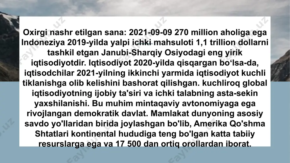indoneziya iqtisodiyoti - Page 5