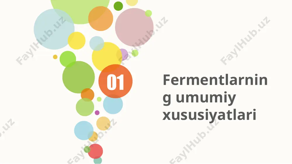 ni hosil qilishda ishtirok etadigan,peptidazlarni ajratib chiqaradi.hosil bo'ladigan fermentlarning oz miqdori ham,katta oziq hajmiga «ishlov» bera oladi. ozuqaviy moddalarning fermentativ parchalanishi natijasida,hayot faoliyati va moddalar almashinuvi jarayonlariga sarflanadigan quvvat ajralib chiqadi. fermentlarning ishtirokisiz,bu jarayonlar juda sekin o'tardi va organizmni yetarli quvvat bilan ta'minlay olmasdi. bundan tashqari,fermentlarning hazm qilish jarayonidagi ishtiroki,molekulalarni ichak devorlarining hujayralaridan o'tib,qonga singib ketishiga imkon beruvchi darajagacha parchalanishini ta'minlaydi. amilaza amilaza so'lak bezlaridan ajralib chiqadi. u ozuqaning uzun glyukozali zanjirdan tarkib topgan, kraxmaliga ta'sir ko'rsatadi.bu fermentning ta'siri natijasida,ikkita o'zaro bog'liq glyukozali molekulalar,ya'ni fruktoza, va boshqa kaltazanjirli uglevodlardan tarkib topgan yuzalar paydo bo'ladi.keyinchalik ular ichakdagi glyukozagacha o'zgaradi va qonga so'rilib ketadi. so'lak bezlari kraxmalning faqat bir qismini parchalaydi.so'lak amilazasi qisqa vaqt ichida, ovqat chaynalyotgan paytda,faoldir.oshqozonga tushgandan keyin ferment uning nordon suyqligi bilan faolsizlashtiriladi.kraxmalning ko'p qismi 12-barmoqli ichakda,oshqozonosti bezi tomonidan ajratiladigan,oshqozonosti amilazasi ta'sirida parchalanadi. add your words here,according to your need to draw the text box size. your title add …