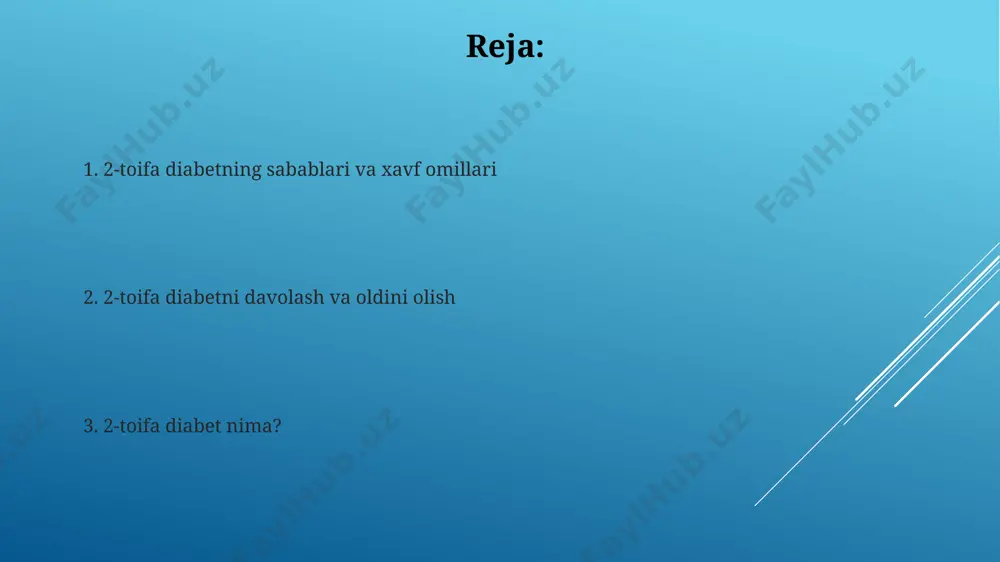 qandli diabet kasalligi haqida - Page 2