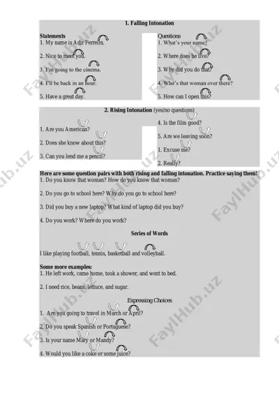 falling intonation — PDF