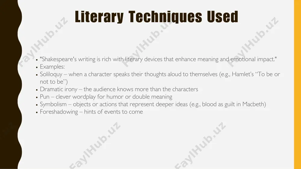 william shakespeare - his writing style and literary techniques - Page 5