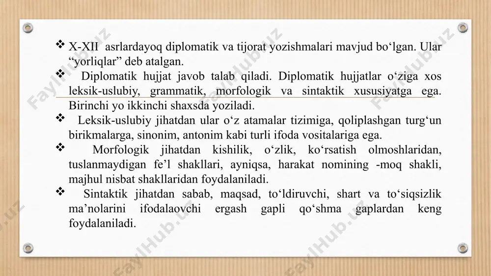 davlat tilida diplomatik yozishmalarni amalga oshirish - Page 5