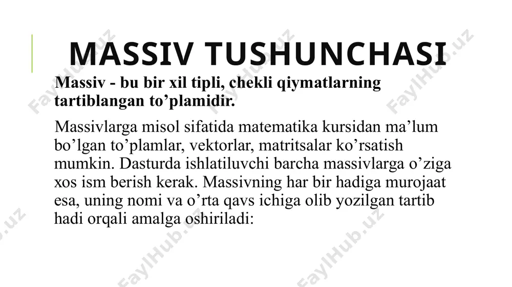 massivlar - Page 3