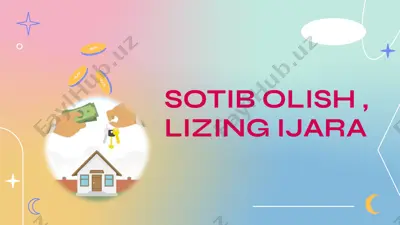 sotib olish, lizing ijara — PPTX